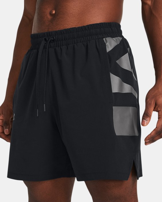 Men's UA Zone Woven Shorts, Black, pdpMainDesktop image number 3